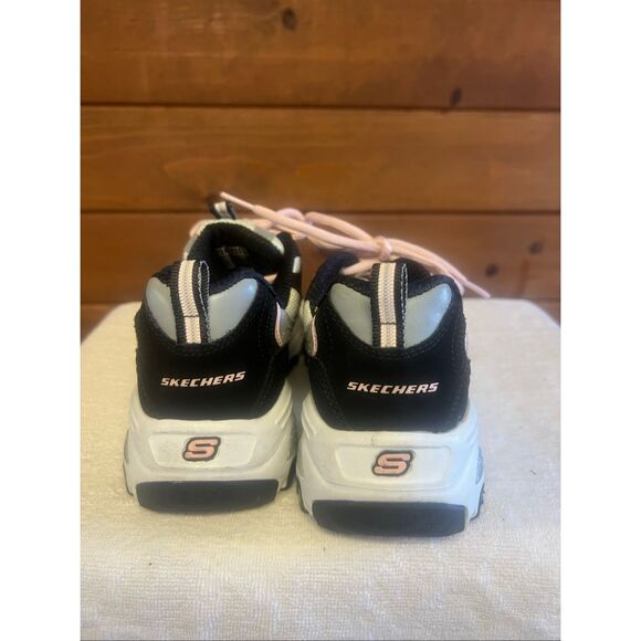 Skechers D'Lites 1.0 running shoes Black/Gray Sz 8 - Picture 3 of 8